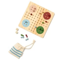 Kids Concept Mens Erger Je Niet Carl 3jr+ -Creatieve Speelgoed Winkel 1000750LudogameCARLLARSSON 3