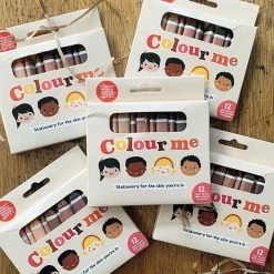 Colour Me Kids Skin Crayons 12 -Creatieve Speelgoed Winkel ColourmeKidsskincrayons12e
