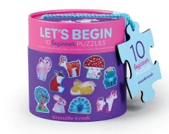 Crocodile Creek Puzzel Two Piece Betovering 2 Jr+ / 10 X 2 Stks