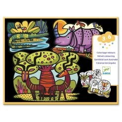 DJECO Flock Kleurplaat Savanne 3 Jr+