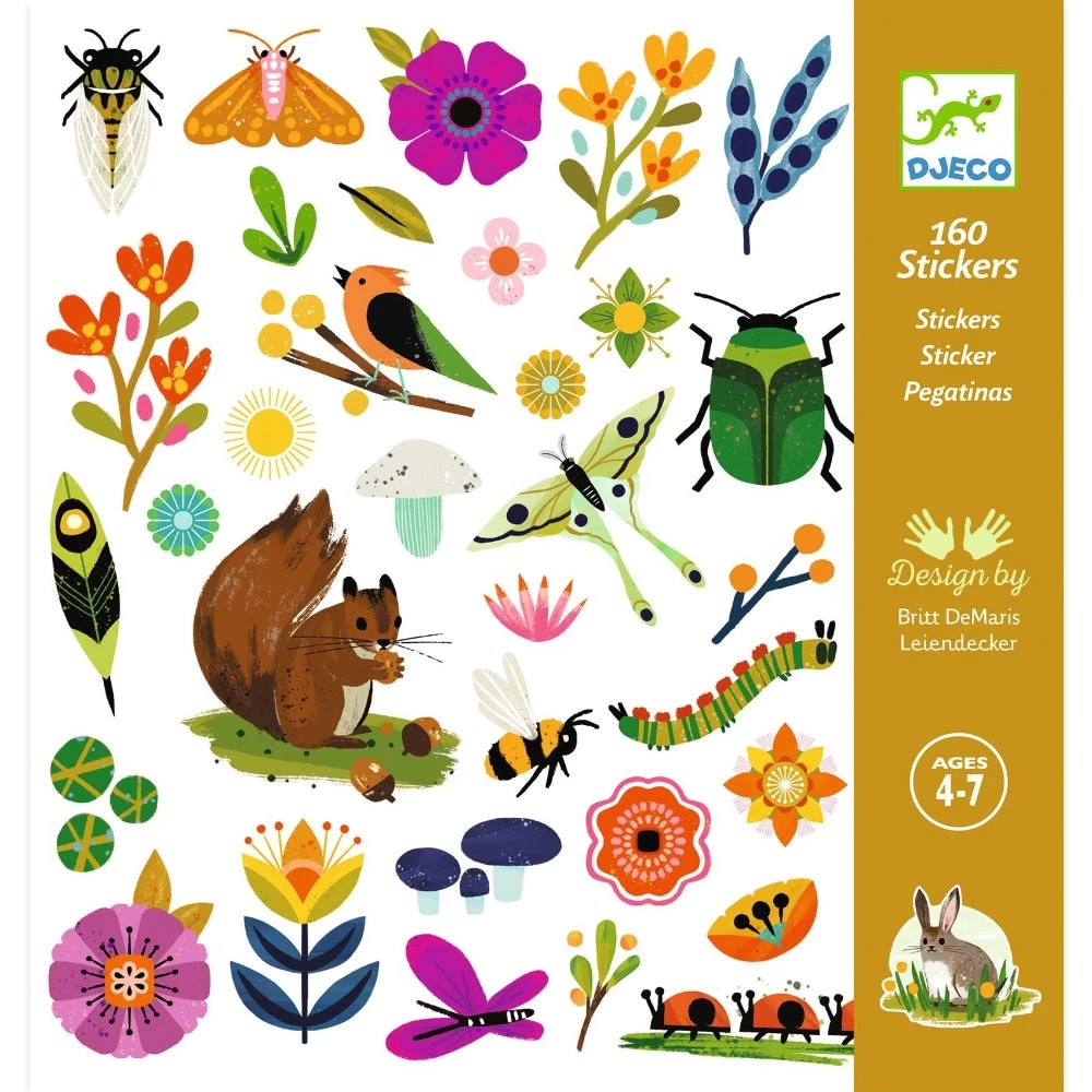 DJECO Stickers Garden 4 Jr+ 1 DJECO Stickers Garden 4 Jr+
