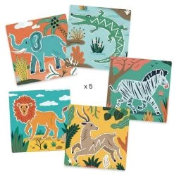 DJECO Tekensjablonen Wilde Dieren 4 Jr+ 5 DJECO Tekensjablonen Wilde Dieren 4 Jr+ -Creatieve Speelgoed Winkel DJECOtekensjablonenwildedieren4jr DJ08916a
