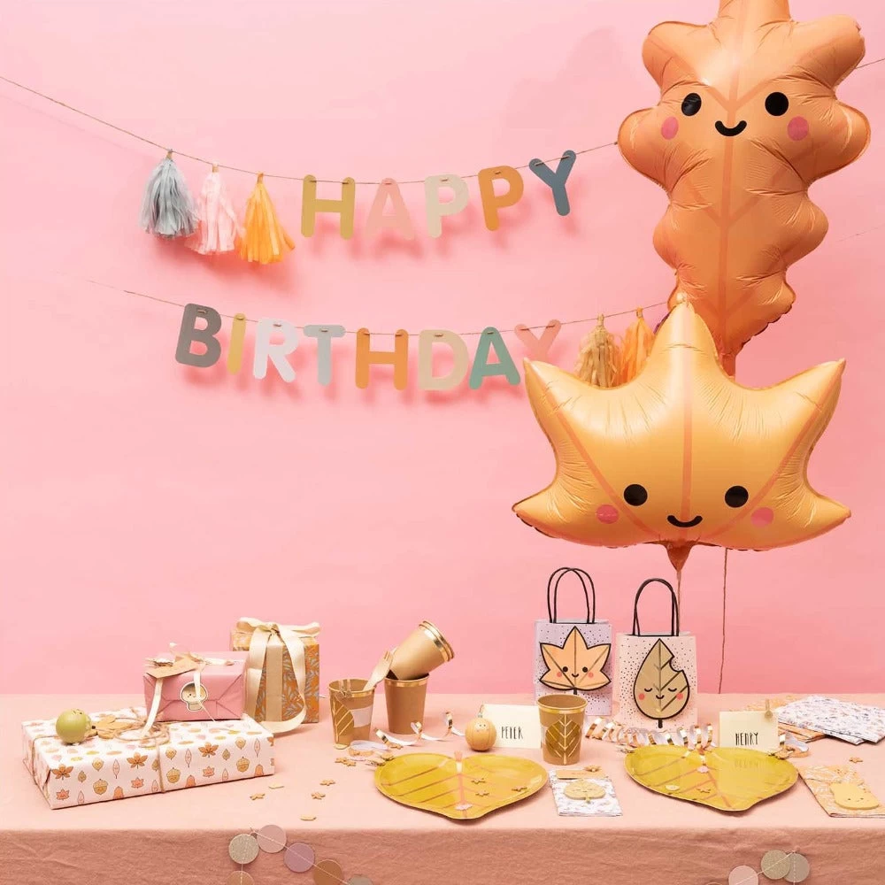 Folie Ballon Eiken Blad 85 Cm 2 Folie Ballon Eiken Blad 85 Cm - Afbeelding 2