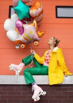 Folie Ballon Rolschaats 74 Cm 5 Folie Ballon Rolschaats 74 Cm -Creatieve Speelgoed Winkel Folieballonrolschaats74cmFB111d