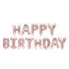 Folie Ballon Slinger Happy Birthday Roze 340 Cm