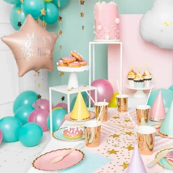 Folie Ballon Ster Happy Birthday Roze 40 Cm 3 Folie Ballon Ster Happy Birthday Roze 40 Cm - Afbeelding 3