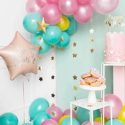 Folie Ballon Ster Happy Birthday Roze 40 Cm 4 Folie Ballon Ster Happy Birthday Roze 40 Cm - Afbeelding 4