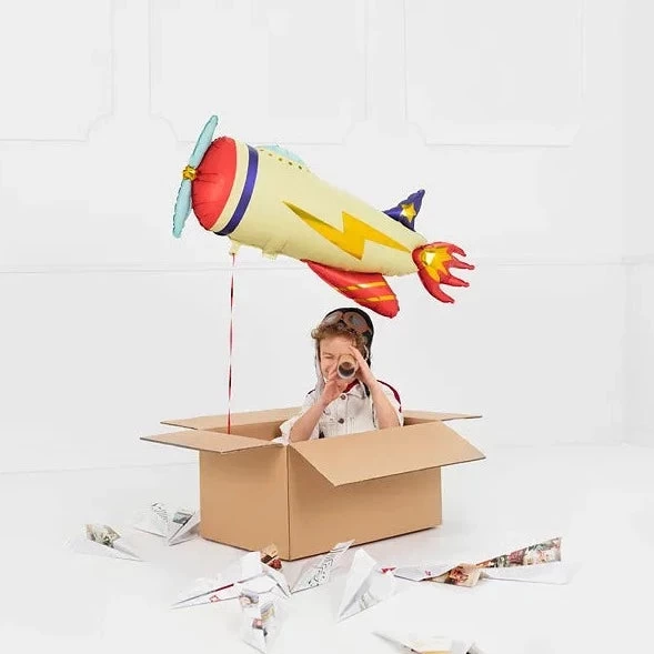 Folie Ballon Vliegtuig 91 Cm 2 Folie Ballon Vliegtuig 91 Cm - Afbeelding 2