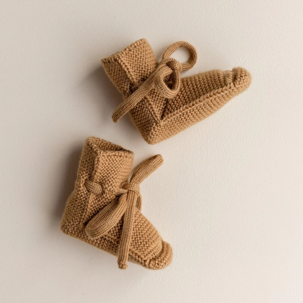 HVID Slofjes Ochre 0-9 Mnd 4 HVID Slofjes Ochre 0-9 Mnd - Afbeelding 4