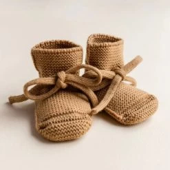 HVID Slofjes Ochre 9-15 Mnd