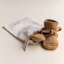 HVID Slofjes Ochre 9-15 Mnd -Creatieve Speelgoed Winkel HVIDslofjesochre9 15mndc