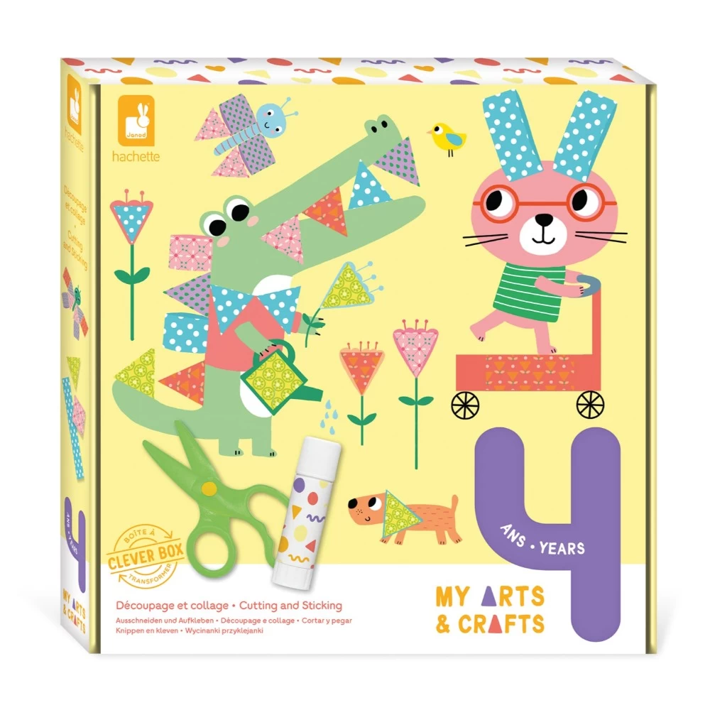 JANOD Atelier Knutselset Knippen En Plakken 4 Jr+ 1 JANOD Atelier Knutselset Knippen En Plakken 4 Jr+