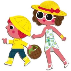 JANOD Magneetboek 4 Seizoenen 3jr+ -Creatieve Speelgoed Winkel JANODmagneetboek4seizoenen3jr 112721 5