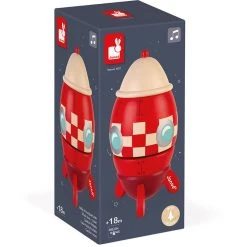 JANOD Muziekdoos Raket -Creatieve Speelgoed Winkel JANODmuziekdoosraket114675 3