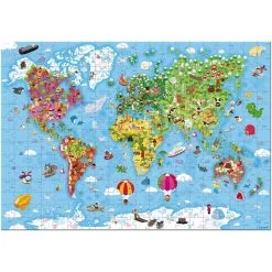 JANOD Puzzel Wereld Gigant 7 Jr/ 300 Stks -Creatieve Speelgoed Winkel JANODpuzzelWereldgigant7jr300stks112656 3