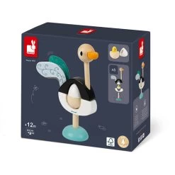 JANOD Stapeltoren Struisvogel 1 Jr+ 7 JANOD Stapeltoren Struisvogel 1 Jr+ -Creatieve Speelgoed Winkel JANODstapeltorenstruisvogel1jr 118244 6