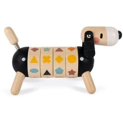 JANOD Vorm En Kleur Hond Sweet Cocoon 2 Jr+ -Creatieve Speelgoed Winkel JANODvormenkleurhondsweetcocoon2jr 114421 10