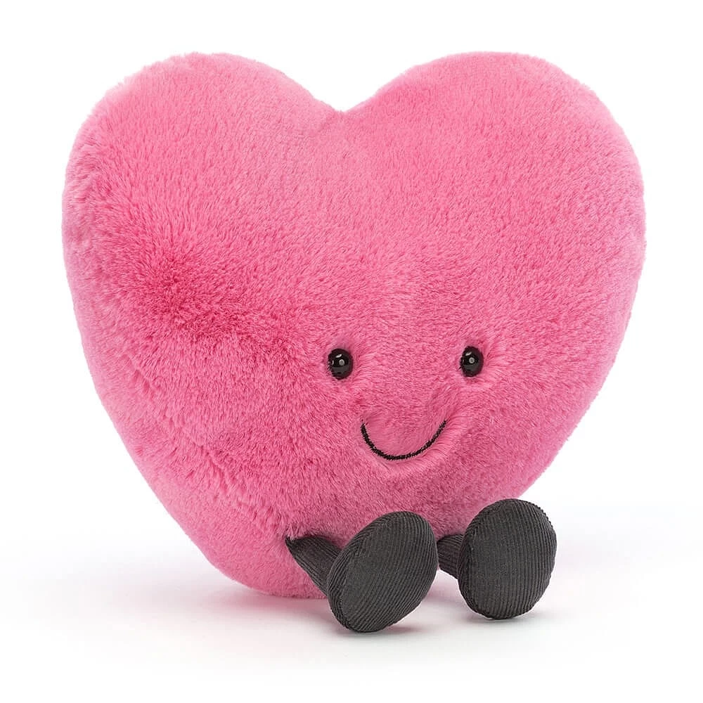 Jellycat Knuffel Amuseable Pink Heart Large 19 Cm 1 Jellycat Knuffel Amuseable Pink Heart Large 19 Cm