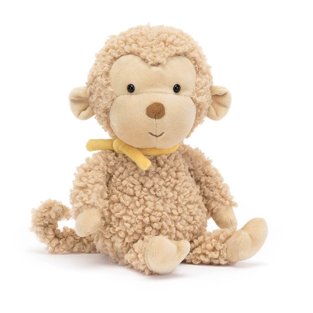 Jellycat Knuffel Fuzzkin Monkey 1 Jellycat Knuffel Fuzzkin Monkey