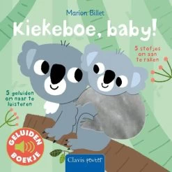 Kiekeboe Baby - Geluiden- En Voelboek 1 Jr+