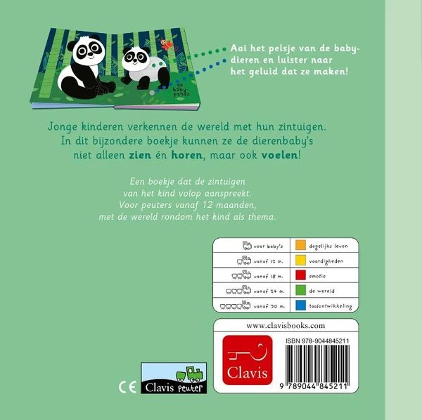 Kiekeboe Baby - Geluiden- En Voelboek 1 Jr+ 2 Kiekeboe Baby - Geluiden- En Voelboek 1 Jr+ - Afbeelding 2