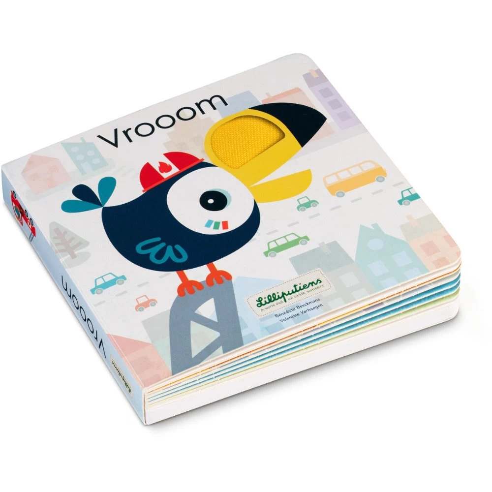 Lilliputiens Geluidenboek Vrooom 10 Mnd+ 1 Lilliputiens Geluidenboek Vrooom 10 Mnd+