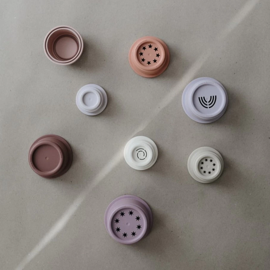 Mushie Stapeltoren Petal 0 M+ 4 Mushie Stapeltoren Petal 0 M+ - Afbeelding 4