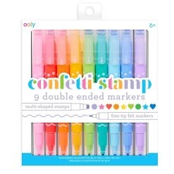 OOLY Confetti Markers Confetti 9 Stks 6 Jr+
