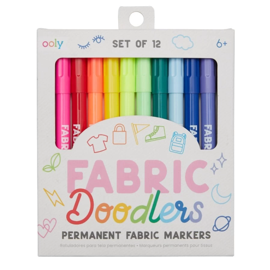 OOLY Textiel Markers 6 Jr+ 1 OOLY Textiel Markers 6 Jr+