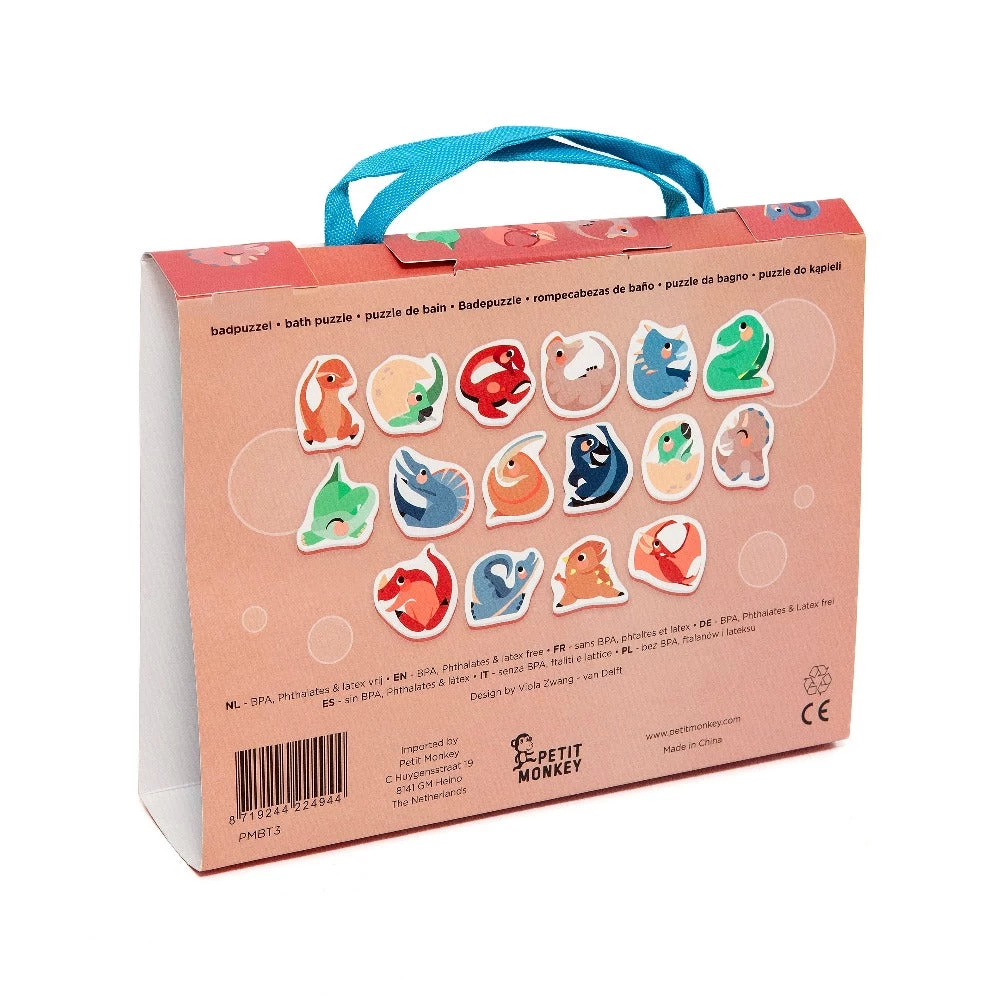 Petit Monkey Badpuzzel Dinosaurs 1 Jr+ 2 Petit Monkey Badpuzzel Dinosaurs 1 Jr+ - Afbeelding 2