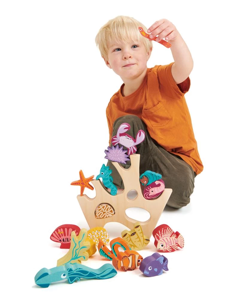 Tender Leaf Toys Stacker Koraalrif 18 Mnd+ 4 Tender Leaf Toys Stacker Koraalrif 18 Mnd+ - Afbeelding 4