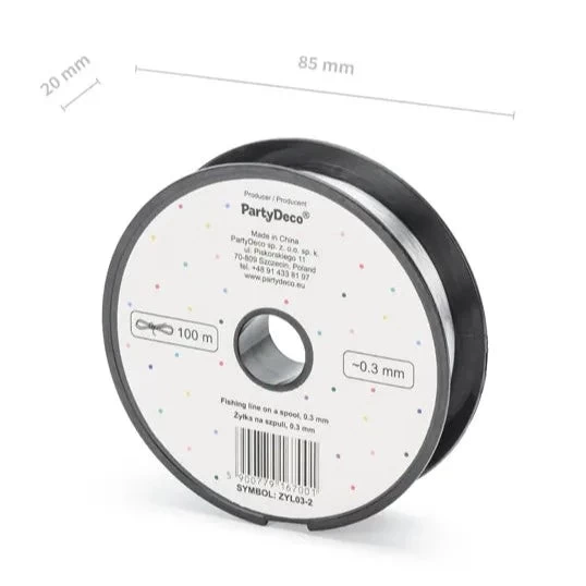 Transparant Decoratiedraad 0.3 Cm 100 M 2 Transparant Decoratiedraad 0.3 Cm 100 M - Afbeelding 2