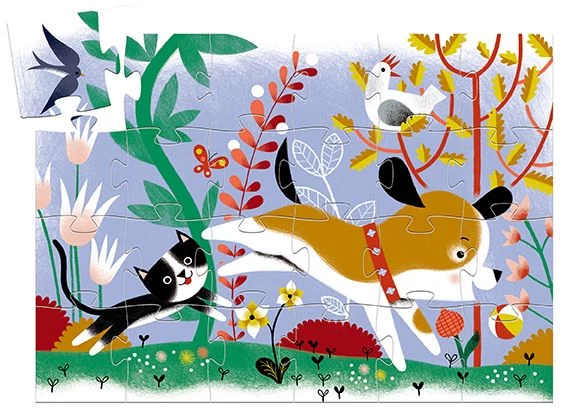 DJECO Puzzel Puppy Firmin 3 Jr+ / 24 Stks 2 DJECO Puzzel Puppy Firmin 3 Jr+ / 24 Stks - Afbeelding 2