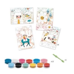 DJECO Glitter Zand Deliciously Cute 4 Jr+ 6 DJECO Glitter Zand Deliciously Cute 4 Jr+ -Creatieve Speelgoed Winkel dj08678.jpg1