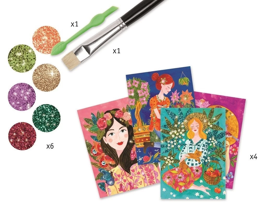 DJECO Glitter Zand Les Parfum Des Fleurs 7 Jr+ 2 DJECO Glitter Zand Les Parfum Des Fleurs 7 Jr+ - Afbeelding 2