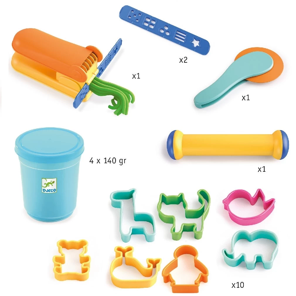 DJECO Klei Starter Set 18 Mnd+ 2 DJECO Klei Starter Set 18 Mnd+ - Afbeelding 2