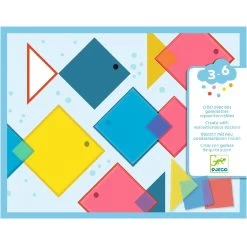 DJECO Raamstickers Magic Squares 3 Jr+