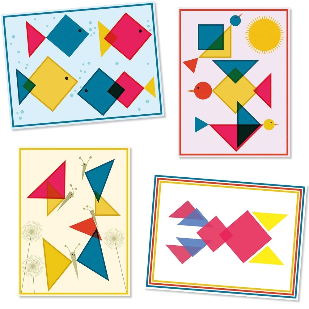 DJECO Raamstickers Magic Squares 3 Jr+ 2 DJECO Raamstickers Magic Squares 3 Jr+ - Afbeelding 2