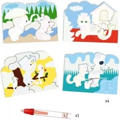 DJECO Magisch Kleuren Hidden Outside 18 Mnd+ -Creatieve Speelgoed Winkel djeco magische kleurden hidden outside dj09085 c