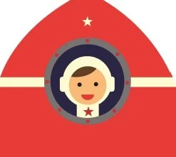 DJECO Muziekdoos Raket Polo 12 -Creatieve Speelgoed Winkel djeco muziekdoos raket polo 12 dj06606 c