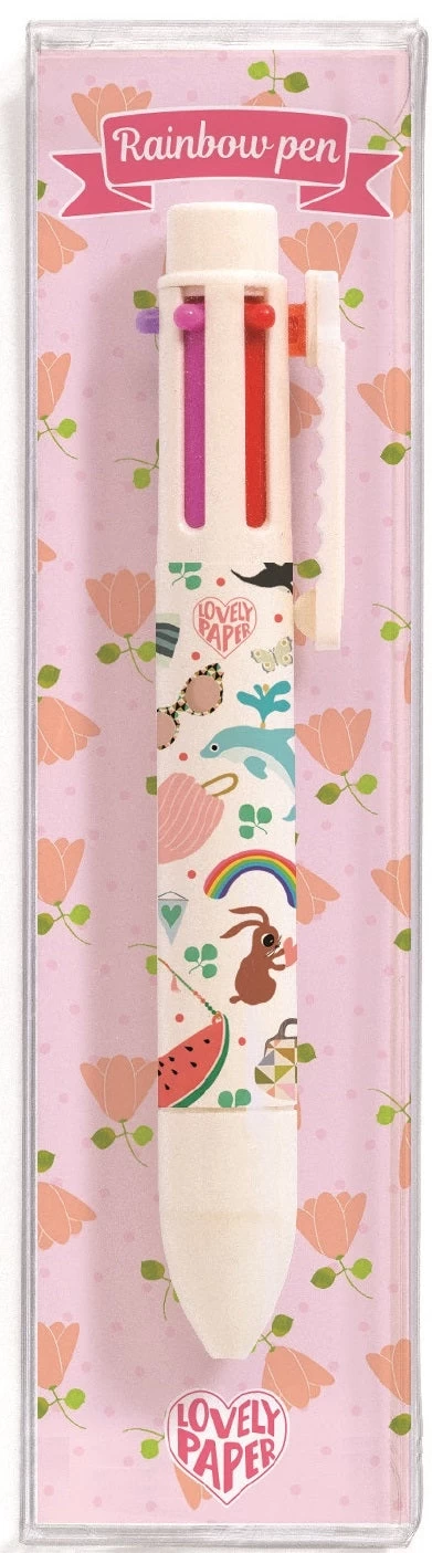 DJECO Regenboog Pen Elodie 6 Kleuren 1 DJECO Regenboog Pen Elodie 6 Kleuren