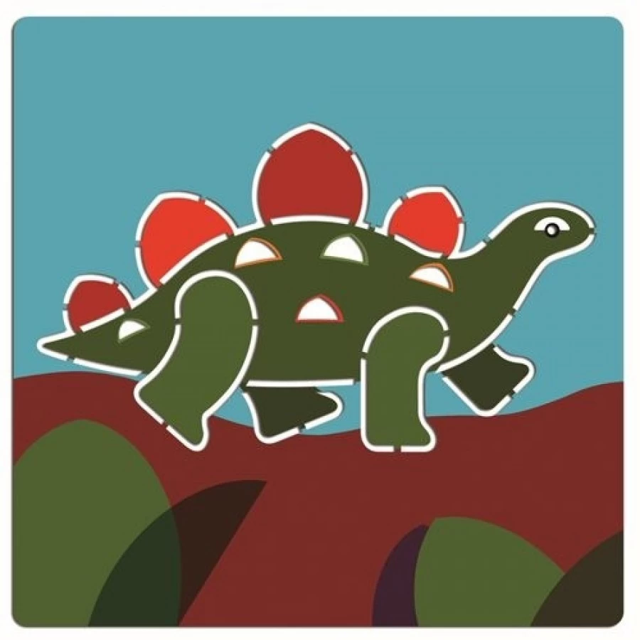 DJECO Tekensjablonen Dino's 4 Jr+ 2 DJECO Tekensjablonen Dino's 4 Jr+ - Afbeelding 2