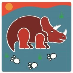 DJECO Tekensjablonen Dino's 4 Jr+ 7 DJECO Tekensjablonen Dino's 4 Jr+ -Creatieve Speelgoed Winkel djeco sjabolonen dino dj08863 d