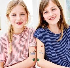 Petit Monkey Glow In The Dark Tattoo's Leopard -Creatieve Speelgoed Winkel glow in the dark tattoo leopard tt02 e 1