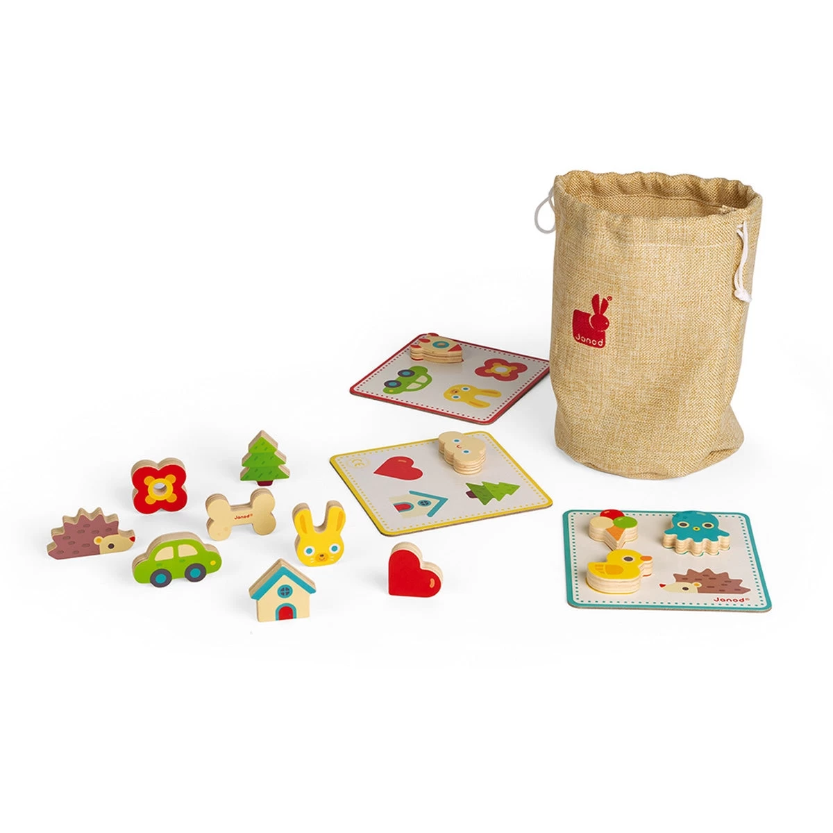 JANOD Ik Leer - Voelen Memory Spel 3 Jr+ 1 JANOD Ik Leer - Voelen Memory Spel 3 Jr+