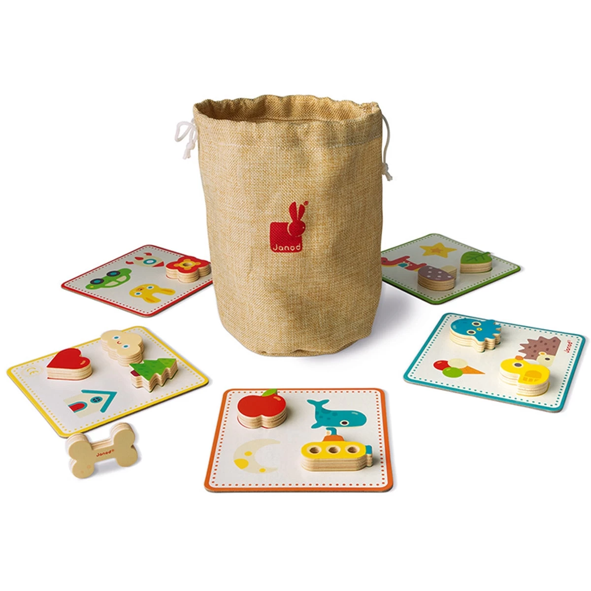 JANOD Ik Leer - Voelen Memory Spel 3 Jr+ 2 JANOD Ik Leer - Voelen Memory Spel 3 Jr+ - Afbeelding 2