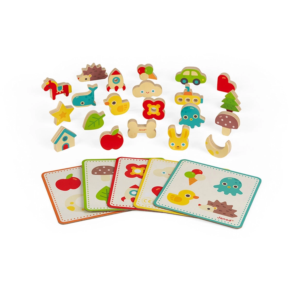 JANOD Ik Leer - Voelen Memory Spel 3 Jr+ 6 JANOD Ik Leer - Voelen Memory Spel 3 Jr+ - Afbeelding 6