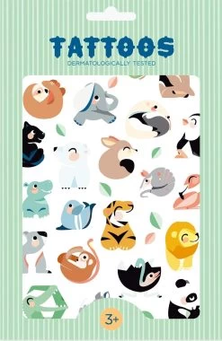 Petit Monkey Tattoo's Wild Animals