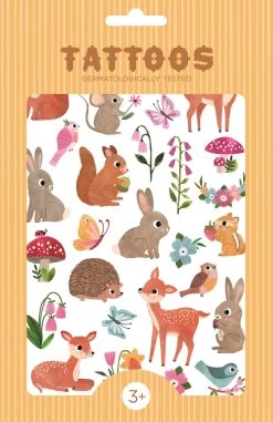 Petit Monkey Tattoo's Woodland Friends