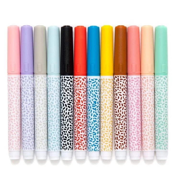 Petit Monkey Viltstiften 12 Stks 6jr+ 2 Petit Monkey Viltstiften 12 Stks 6jr+ - Afbeelding 2